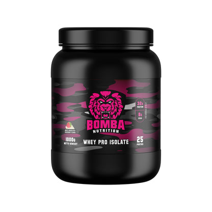 Whey Pro Isolate 1kg White Chocolate/Raspberry